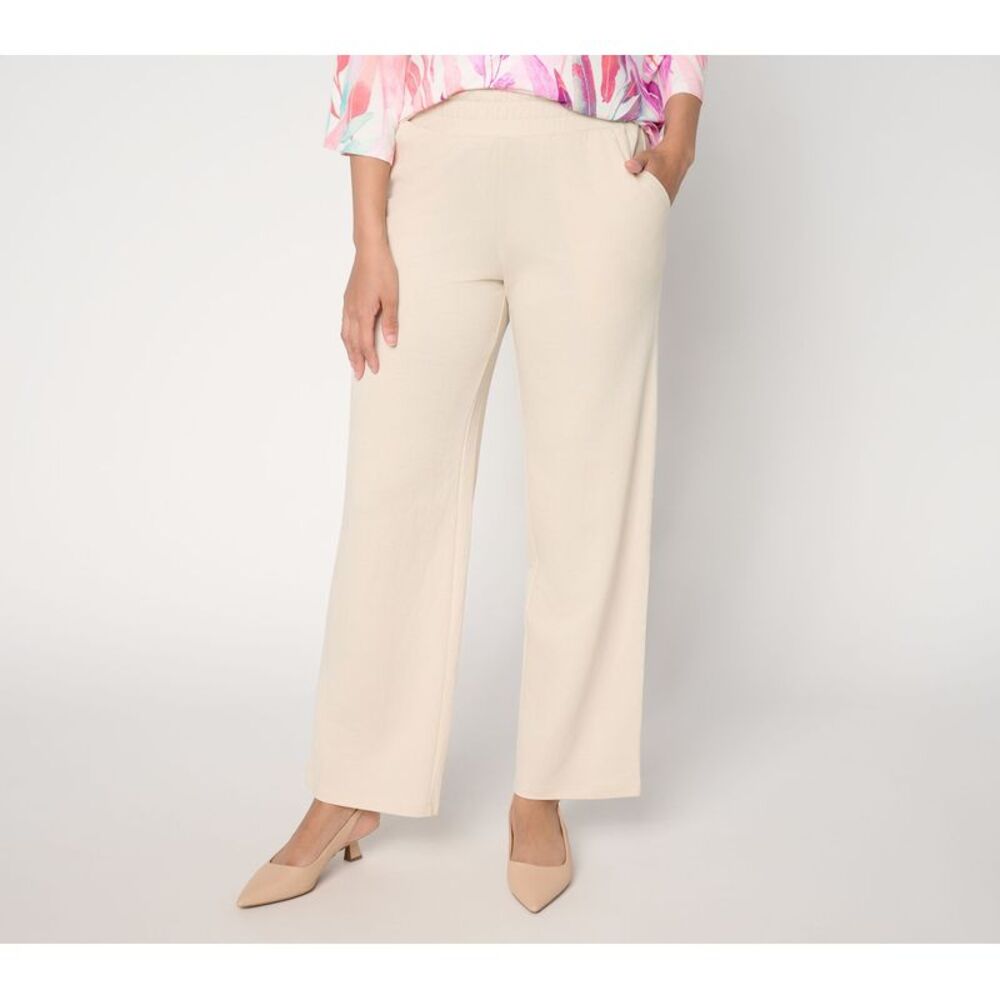 Belle by Kim Gravel Women's Petite Pants PL Make Your Selection: White
